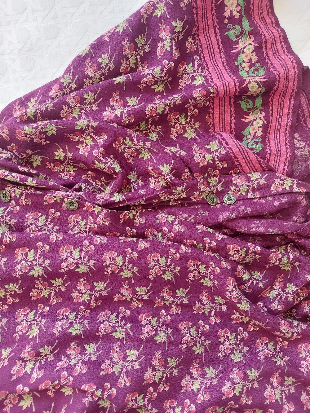 April Too Cornell Cottagecore Sleeveless Button Front Tie Back Floral Maxi Dress - Picture 7 of 9